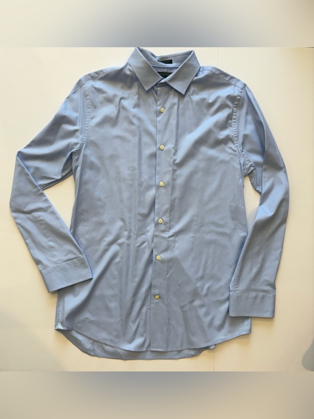 Banana Republic Grant Fit Light Blue Men's Dress Shirt Large